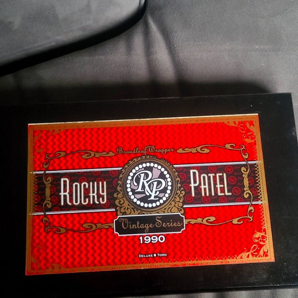 Empty Rocky Patel Vintage Series 1990 cigar box